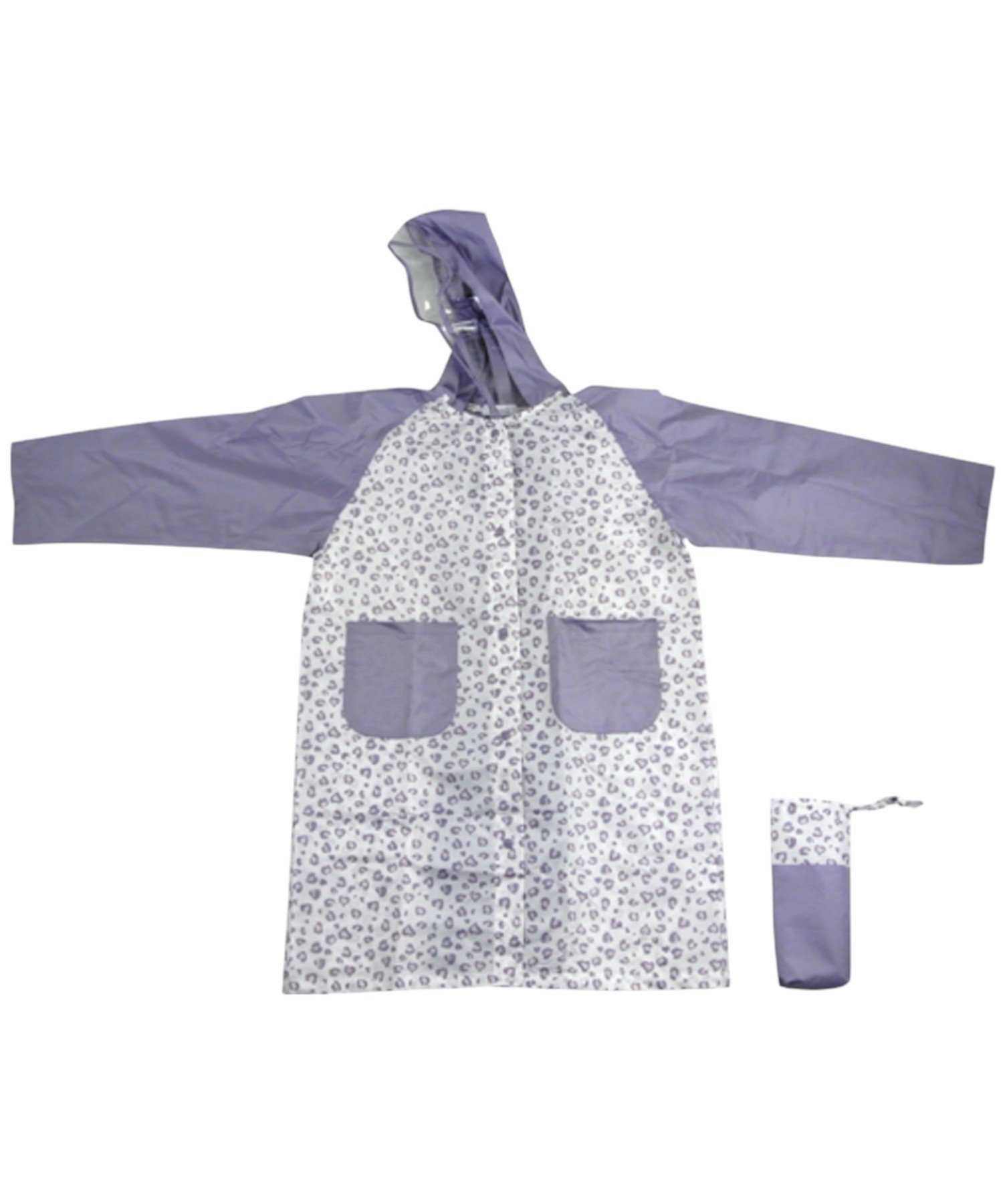 Детский дождевик ATTAIN, Leopard/Lavender