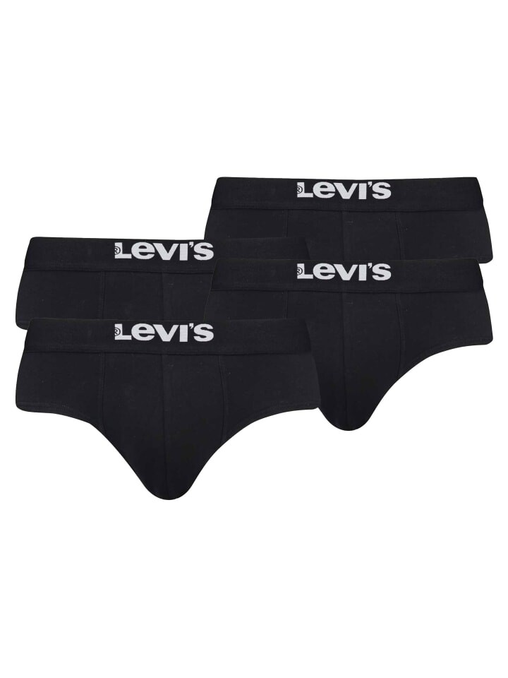 

Трусы Levi´s Slip 4er Pack, черный