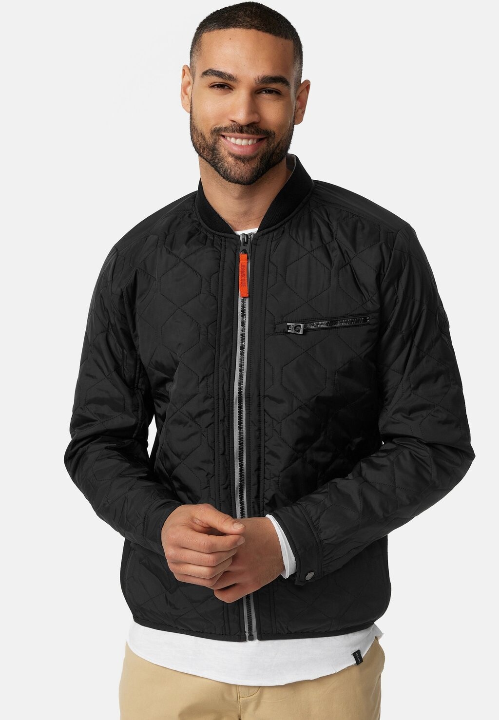 

Куртка-бомбер ÜBERGANGS LEANDER INDICODE JEANS, цвет black