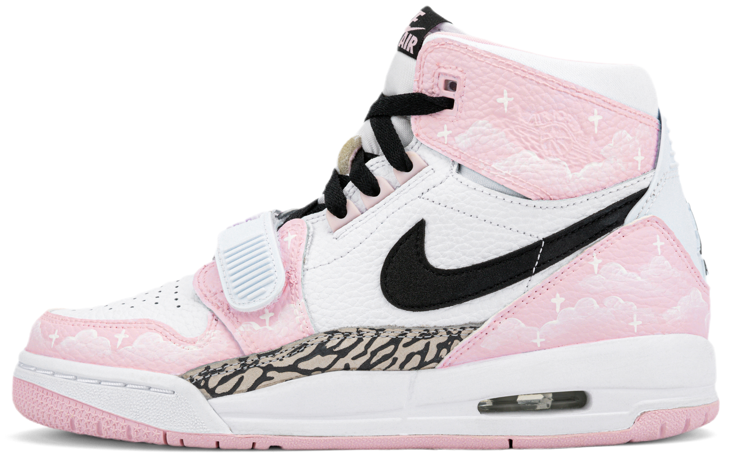 

Кроссовки JORDAN Legacy 312 Vintage Basketball Shoes Women's High-Top White Pink