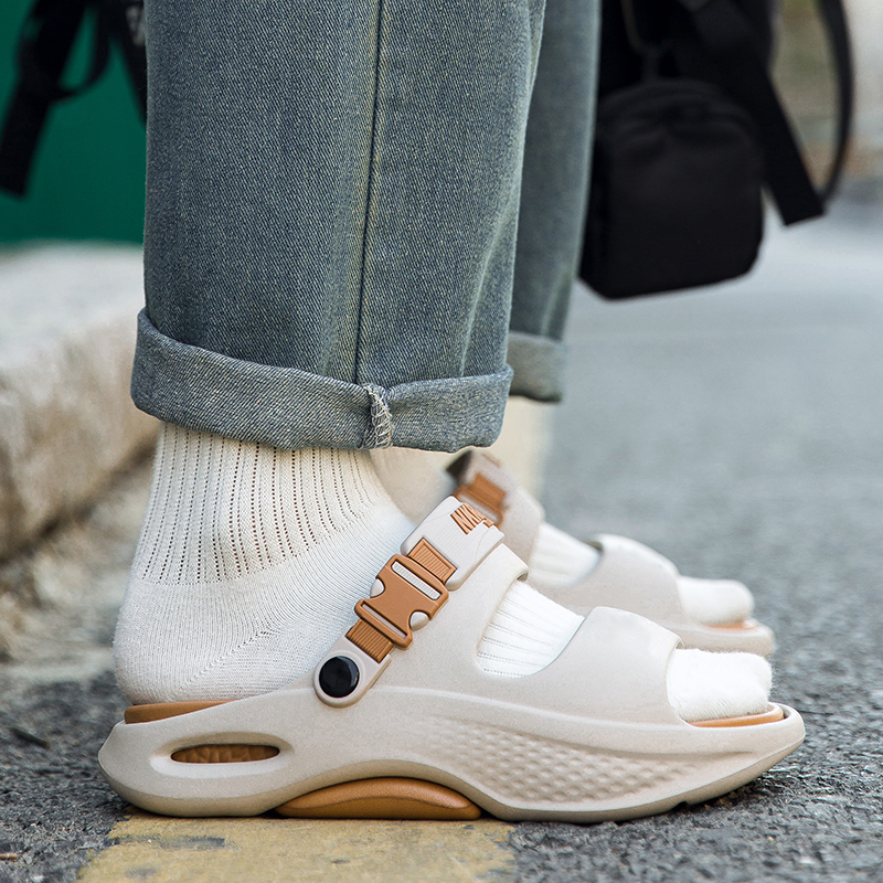 CariteSport Мужские пляжные сандалии цвета хаки, цвет Khaki — фото 2