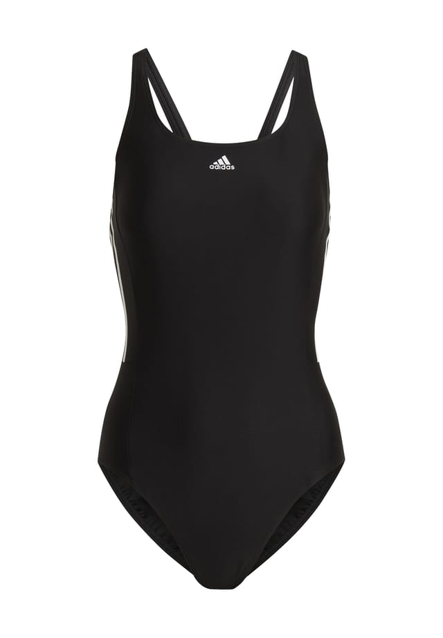 

Дизайн логотипа спортивного купальника Adidas, черный