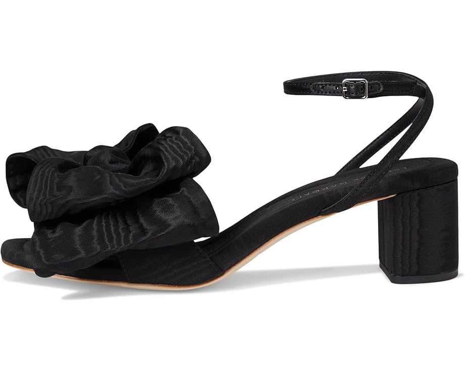 Туфли Loeffler Randall Carmen Mid Heel Bow Sandals, черный — фото 4