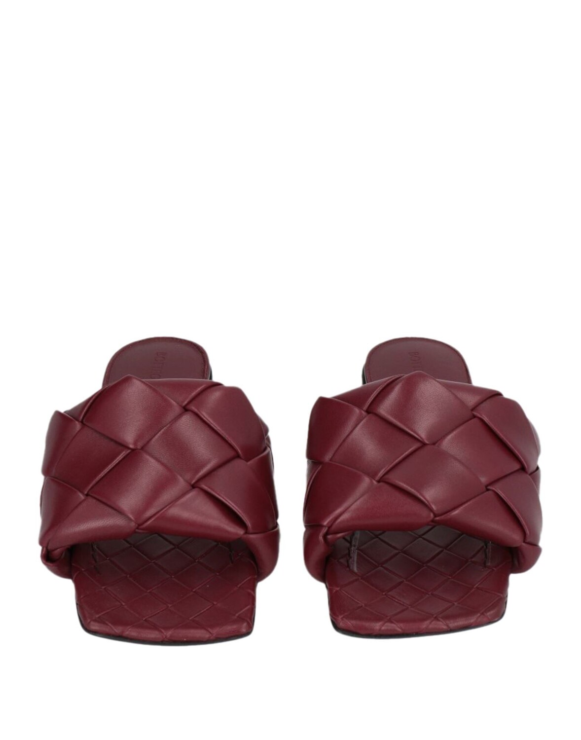 Сандалии Bottega Veneta, бордовый — фото 4