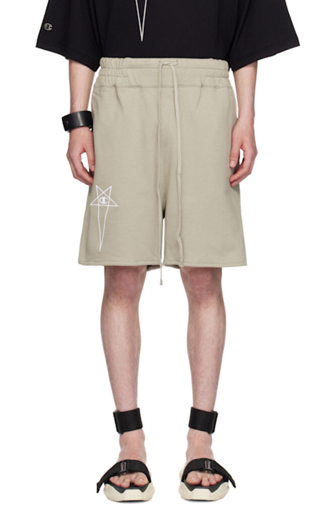 

Шорты Off-White Champion Edition из французского трикотажа Rick Owens