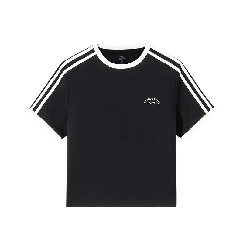 

ANTA Футболка Variety Training Collection женская базовая черная, Черный, ANTA Футболка Variety Training Collection женская базовая черная