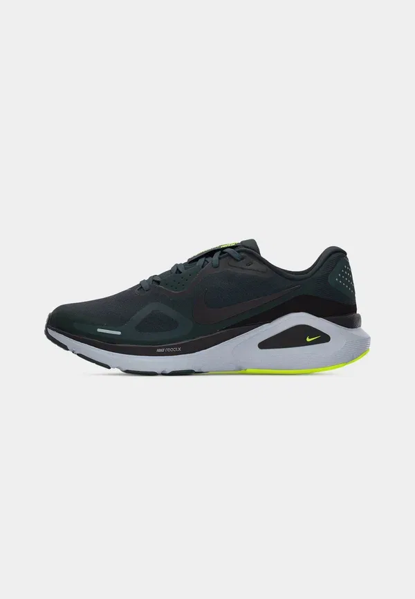 Кроссовки для бега по шоссе Structure 26 Nike Performance, морская водоросль/черный/вольт/чистая платина/синяя сила — фото 2