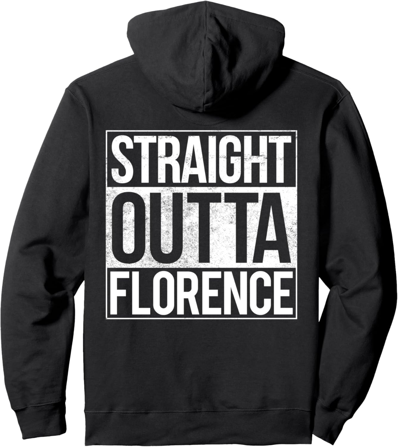 

Толстовка Straight Outer Florence Florence Italy Tourist Italian Gift, черный