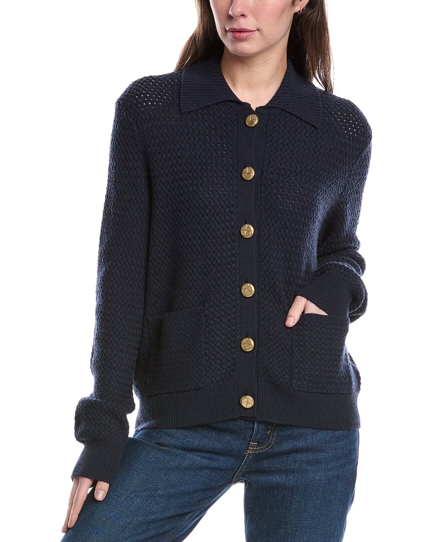 

Кардиган Rag & Bone Jax из смеси шерсти, синий