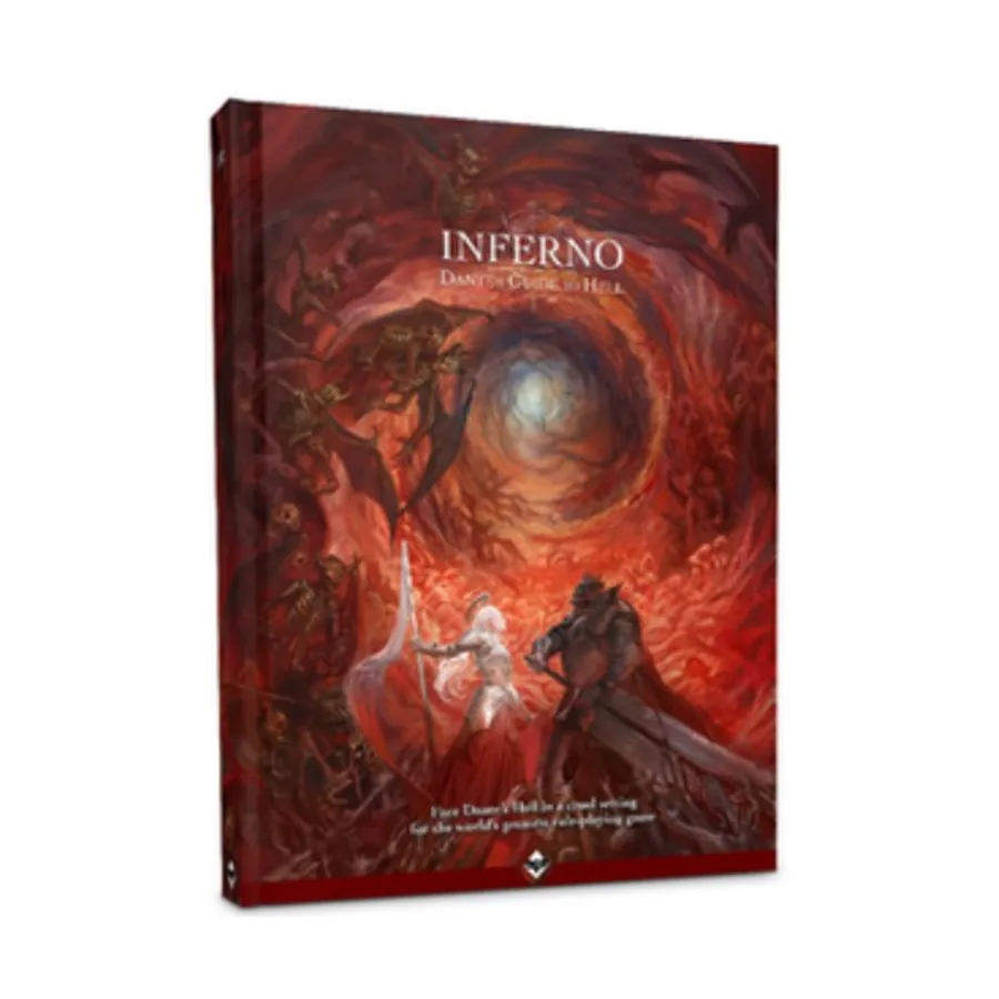 

Inferno RPG - Dante's Guide to Hell Core Rulebook, Role Playing Games (Ares Games), твердый переплет