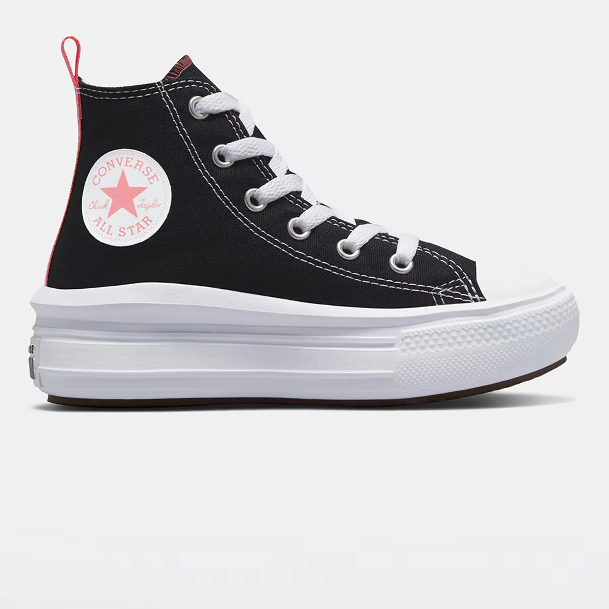 

Chuck Taylor All Star Move Converse детские повседневные кроссовки, чёрный