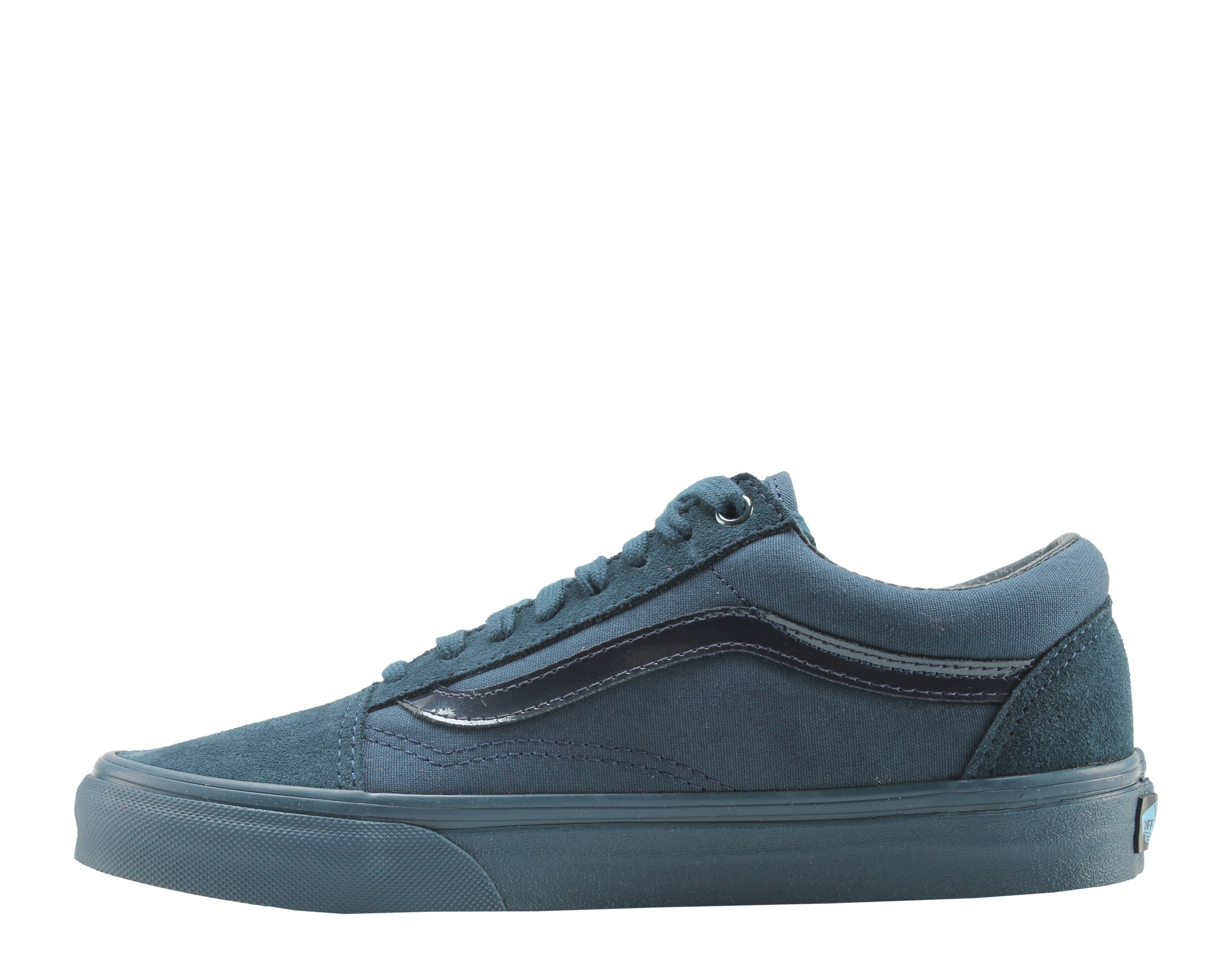 Vans Old Skool Mono Dark Teal Классические низкие кроссовки VN0A38G1QKD, синий — фото 3