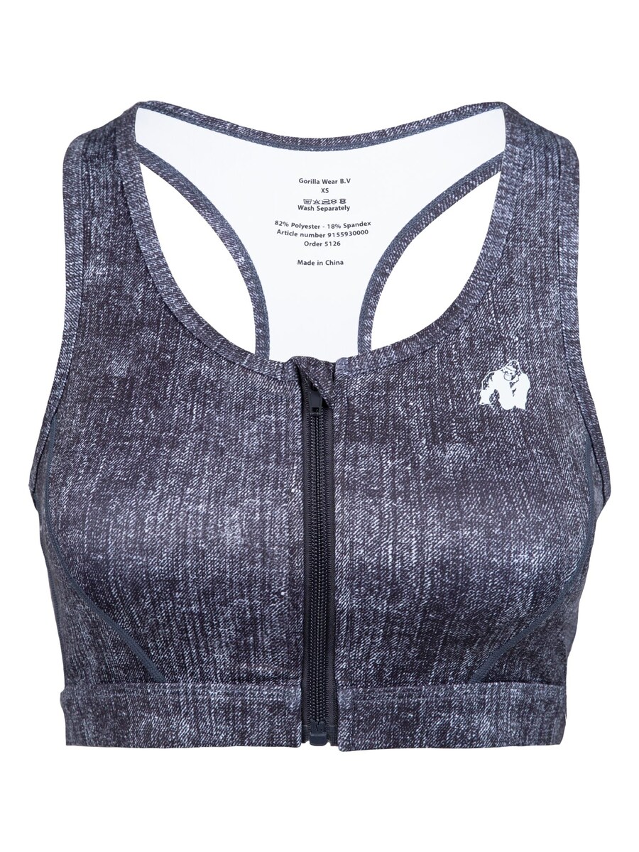 

Спортивный бюстгальтер-бралетт Gorilla Wear Camilla, Mottled Blue