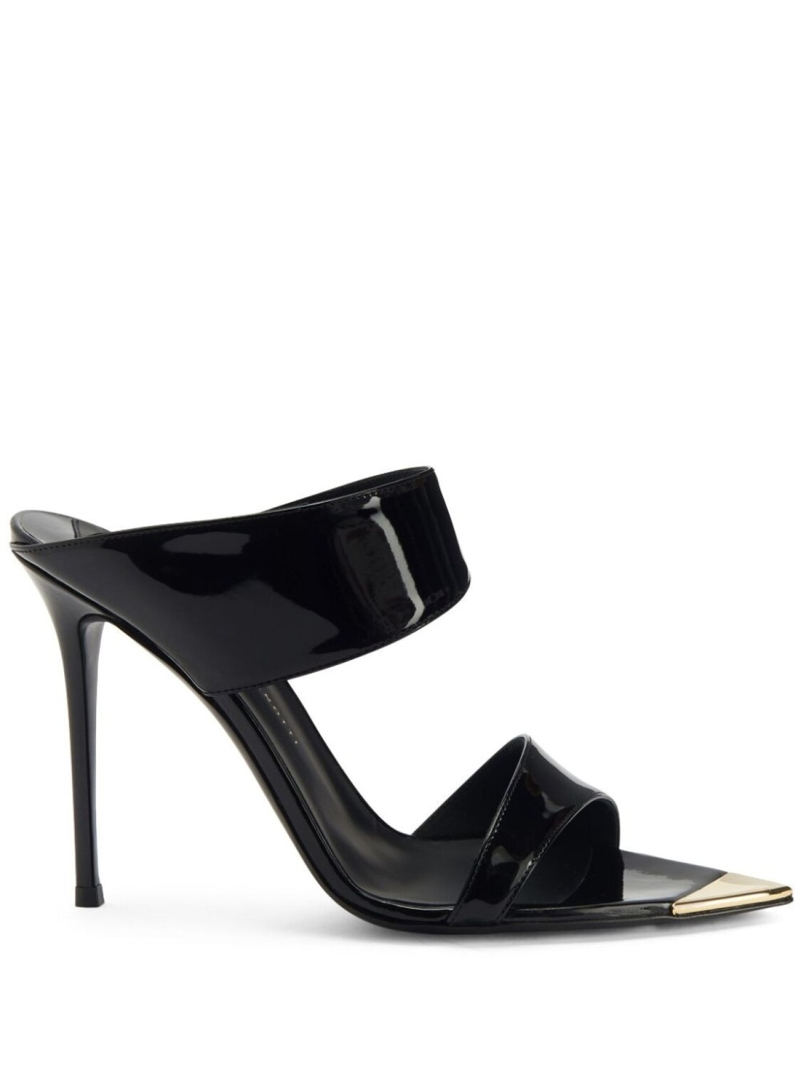 

Giuseppe Zanotti лакированные мюли Intriigo Allure 90, черный