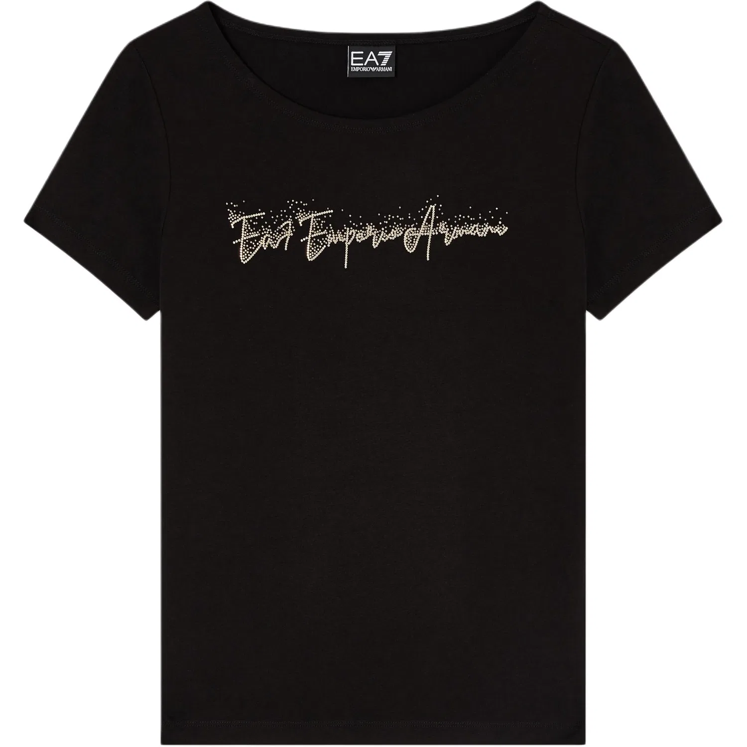 Футболка Regular EMPORIO ARMANI черная