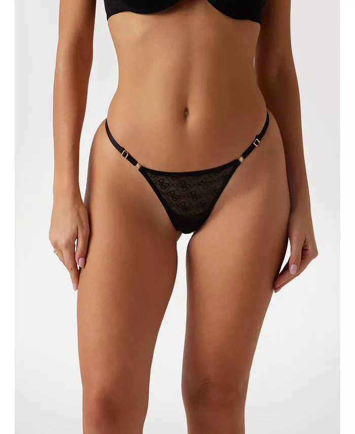 

Женские стринги Nora GUESS, черный