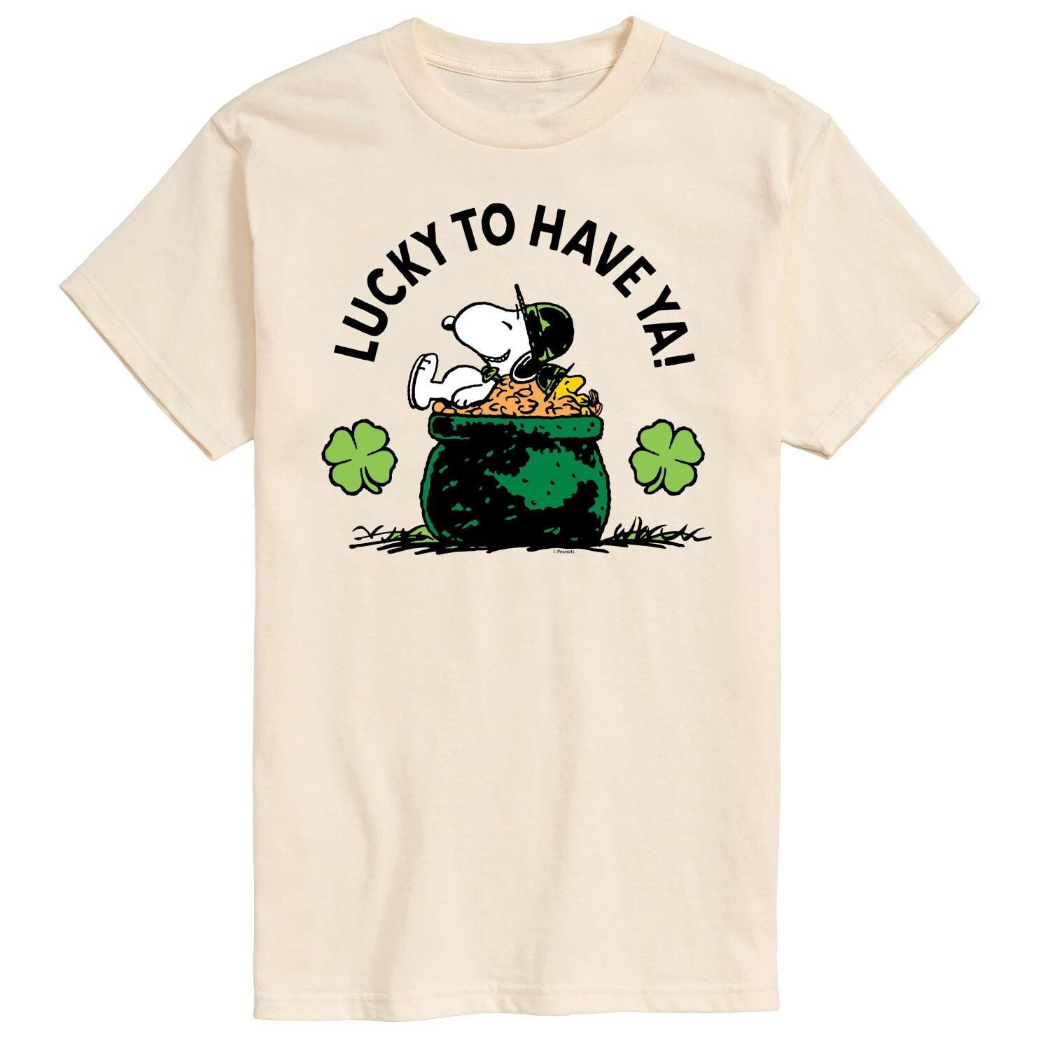 

Мужская футболка Peanuts Lucky To Tee Licensed Character