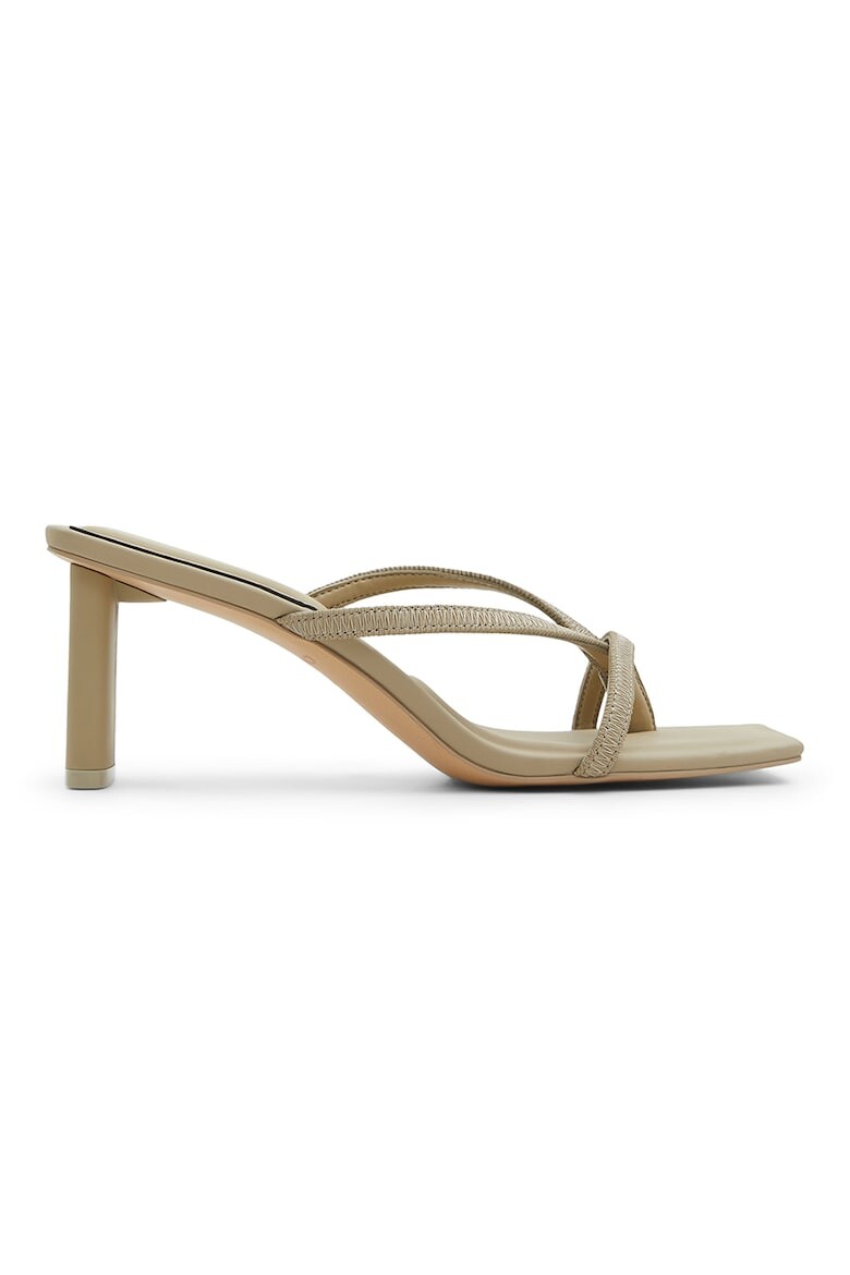 

Санне тапочки из экокожи Aldo, хаки