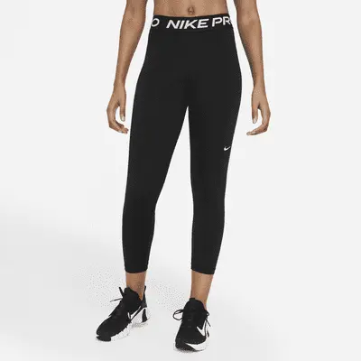 

Леггинсы Nike Pro, черный/белый