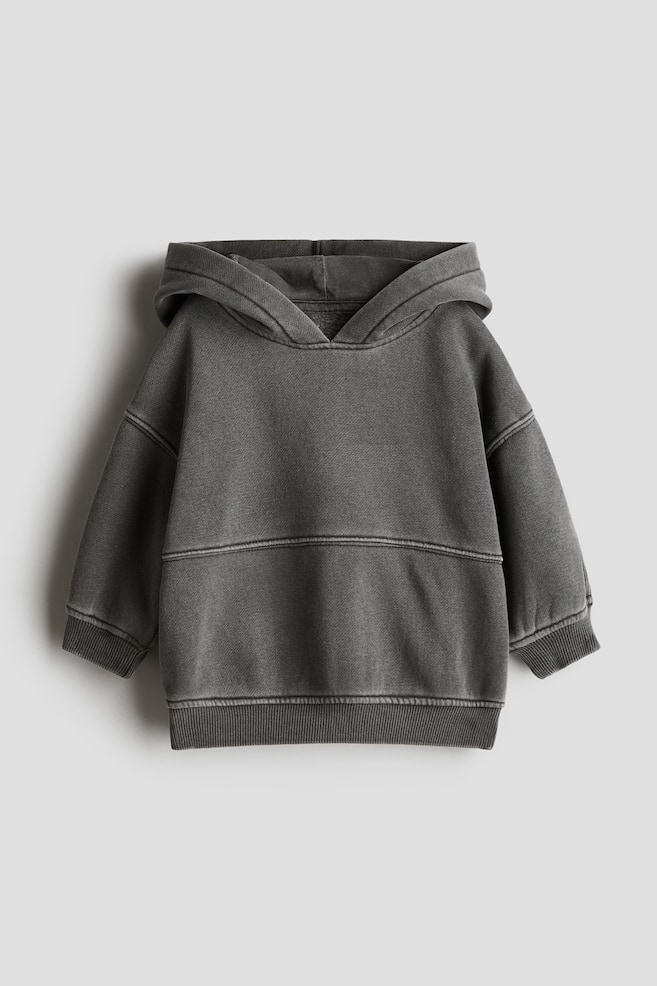 

Толстовка с капюшоном в потертом виде H&M, серый