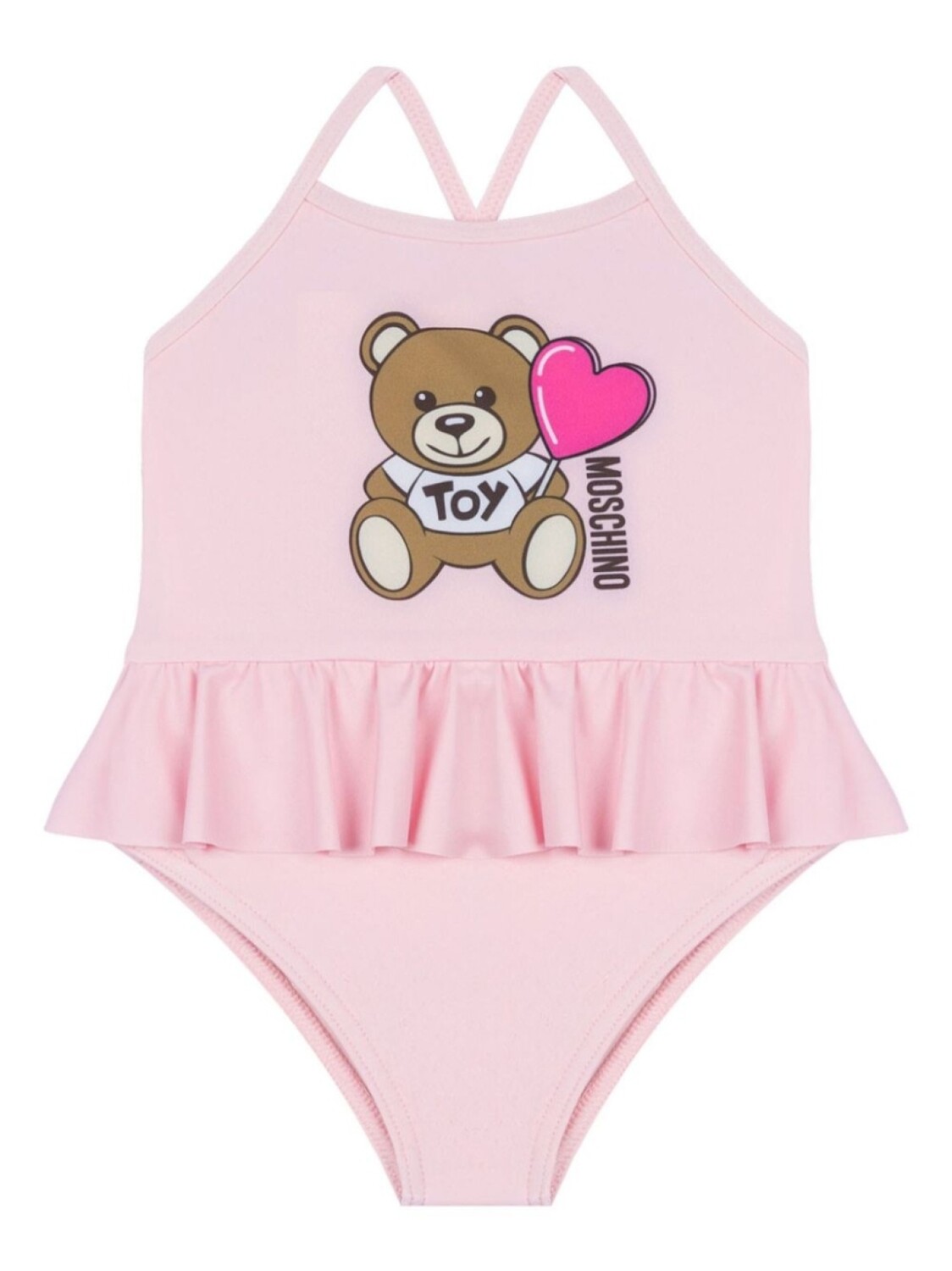 

Moschino Kids купальник Teddy Bear, розовый