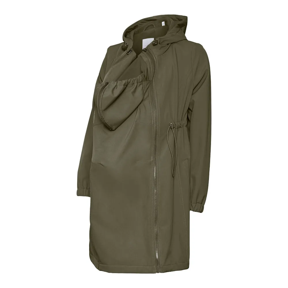 

Куртка Mamalicious Nell Solid 3In1 Softshell Maternity, зеленый