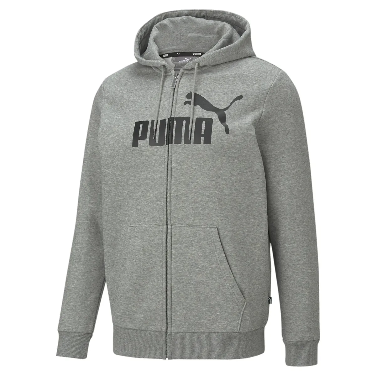 

Толстовка PUMA с капюшоном "ESS BIG LOGO FZ HOODIE FL", серый