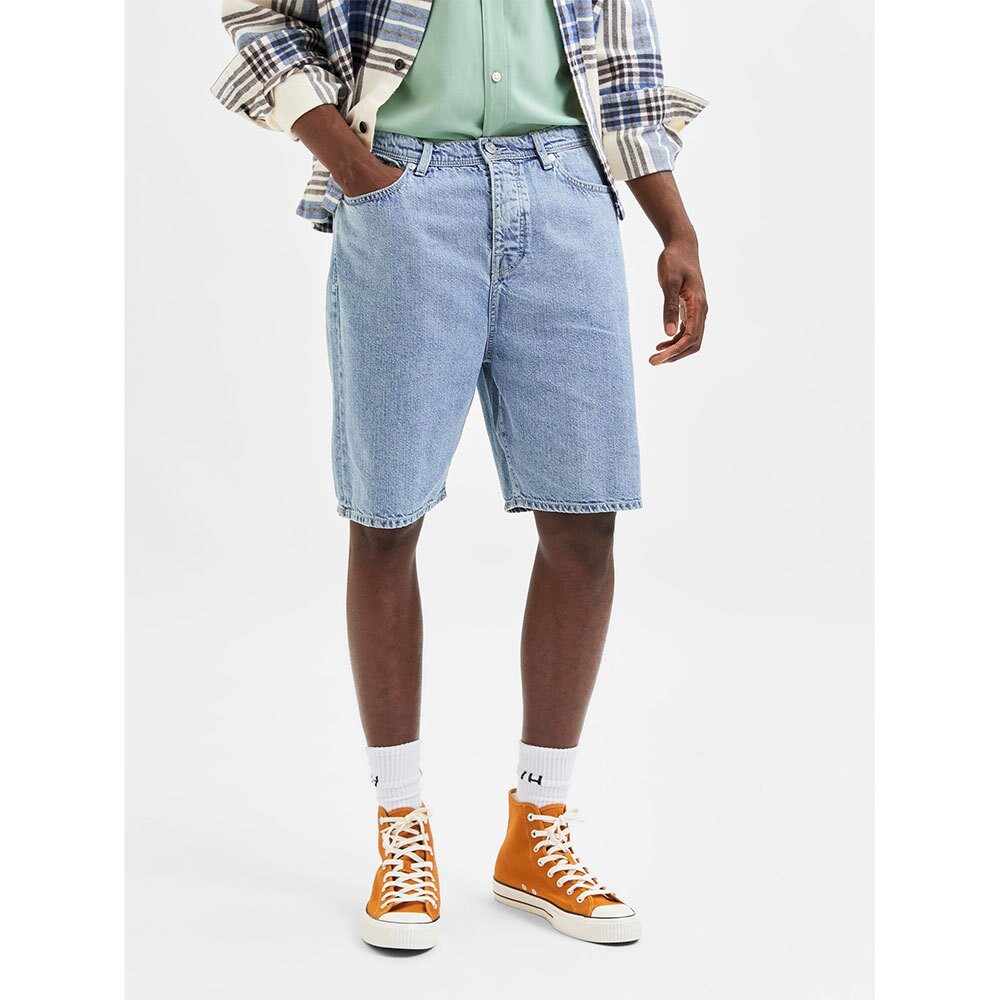 

Шорты Selected Wide Kobe 22808 Denim, синий