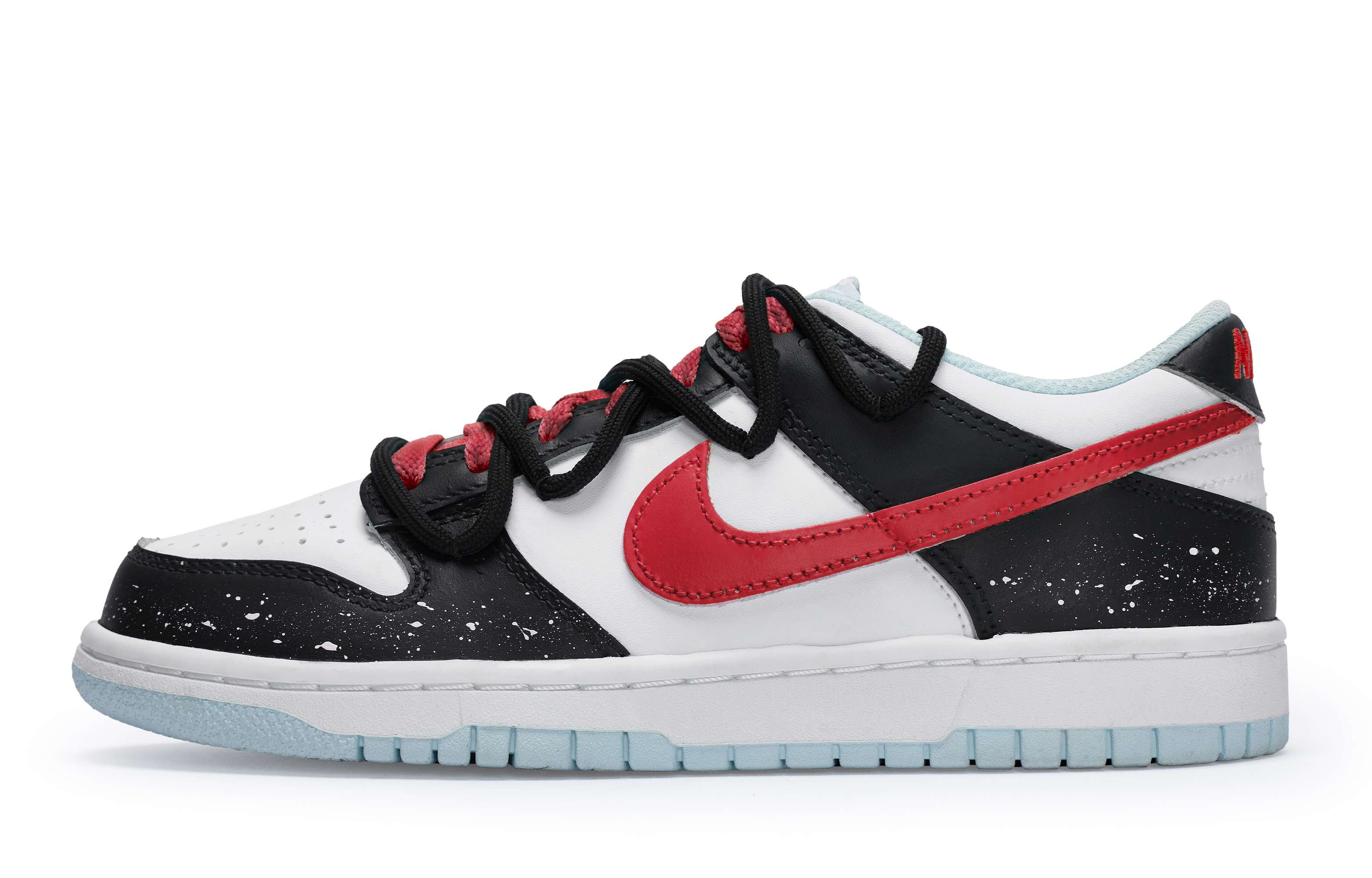 

Кроссовки Nike Dunk Skateboarding Shoes Women's Low-top Red, черный/оранжевый