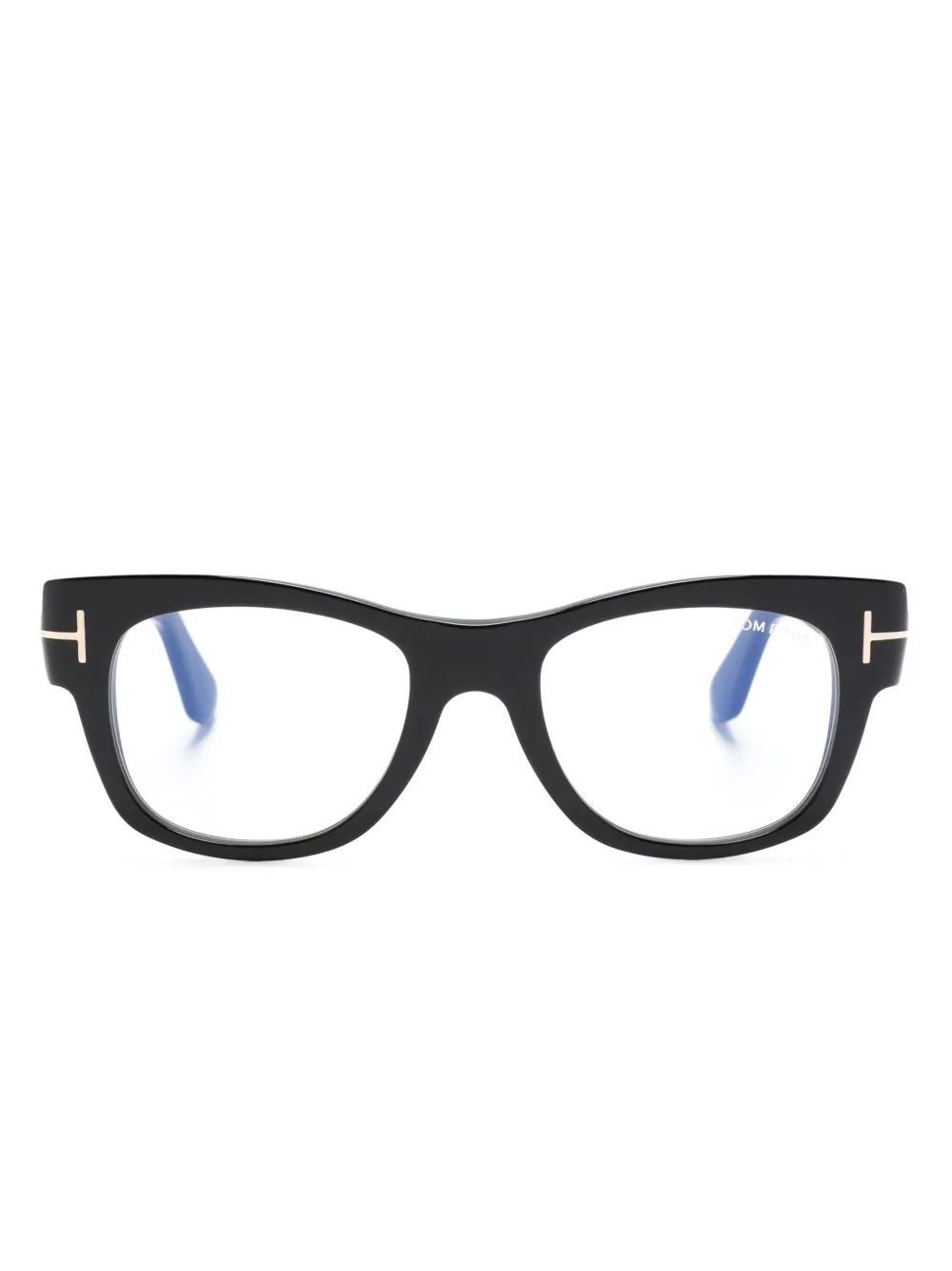 

Очки в квадратной оправе TOM FORD Eyewear, черный