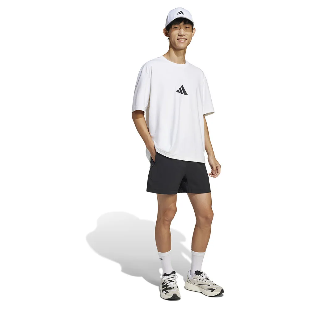 Футболка с коротким рукавом adidas Z.N.E. Loose Fit, белый — фото 4