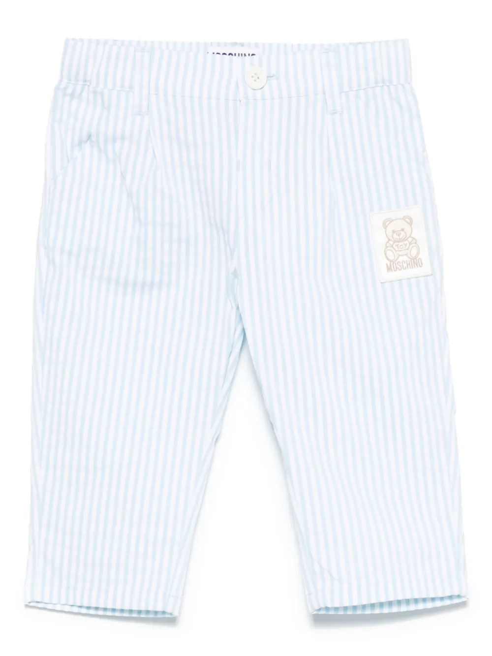 

Брюки в полоску Moschino Kids, синий