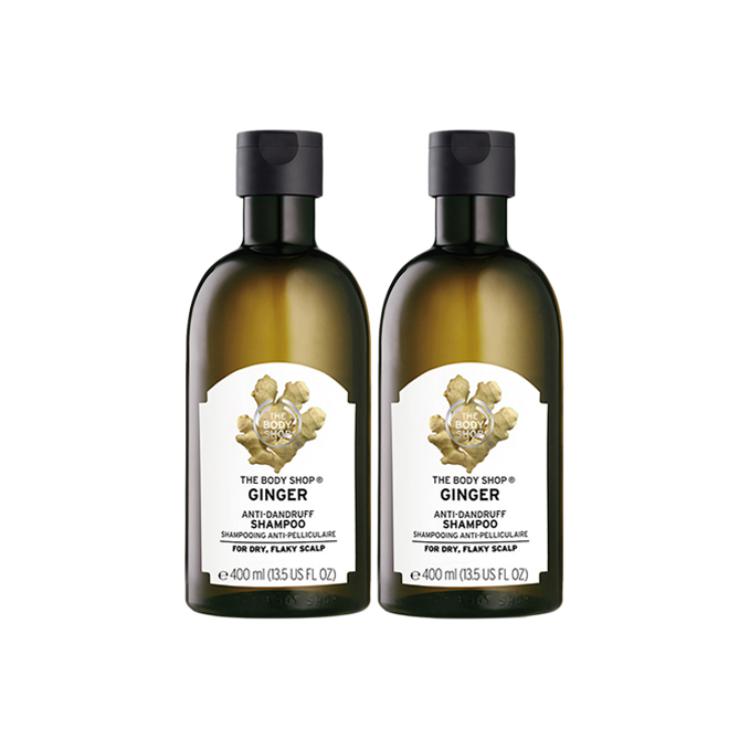 The Body Shop Ginger шампунь для восстановления кожи головы успокаивающий сглаживающий с имбирным ароматом 400 мл/60 мл — фото 4