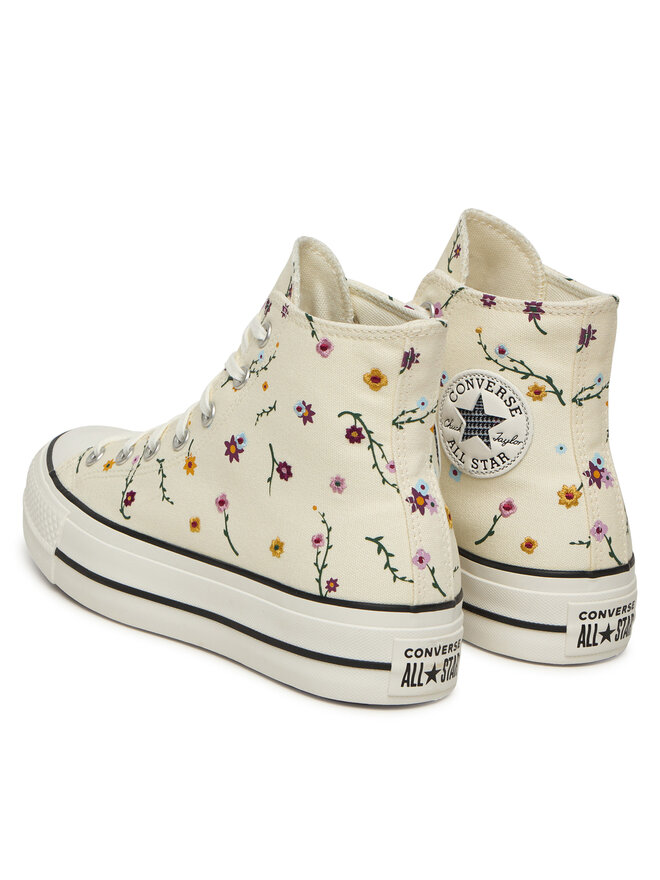 Тканевые кеды Chuck Taylor All Star Lift A15536C Converse, бежевый — фото 3