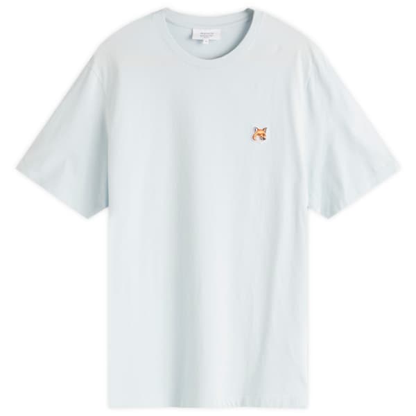 

Футболка Maison kitsune с нашивкой в виде головы лисы Maison Kitsuné, голубой