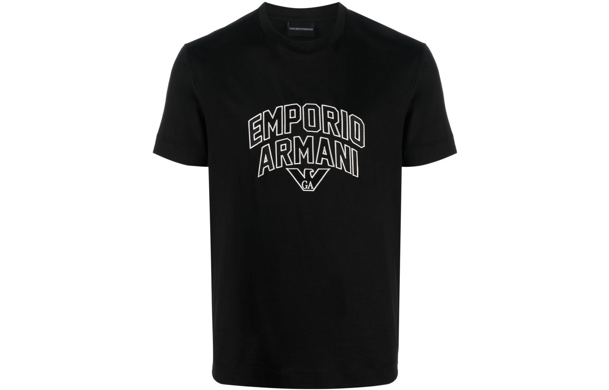 

Футболка мужская черная SS23 Regular EMPORIO ARMANI