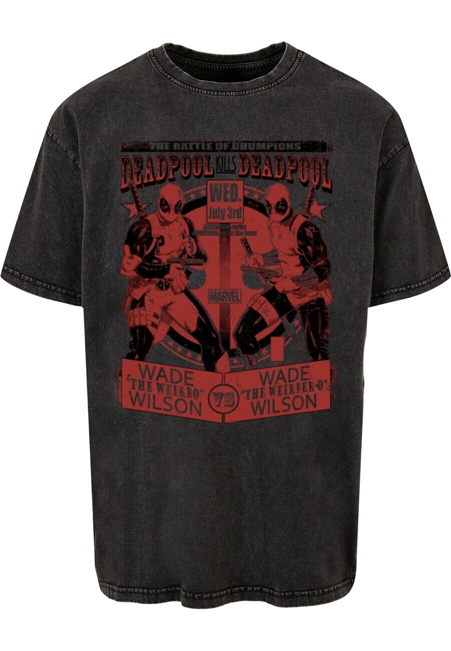 

Классическая футболка ABSOLUTE CULT Shirt Deadpool - Deadpool Vs Deadpool, черный