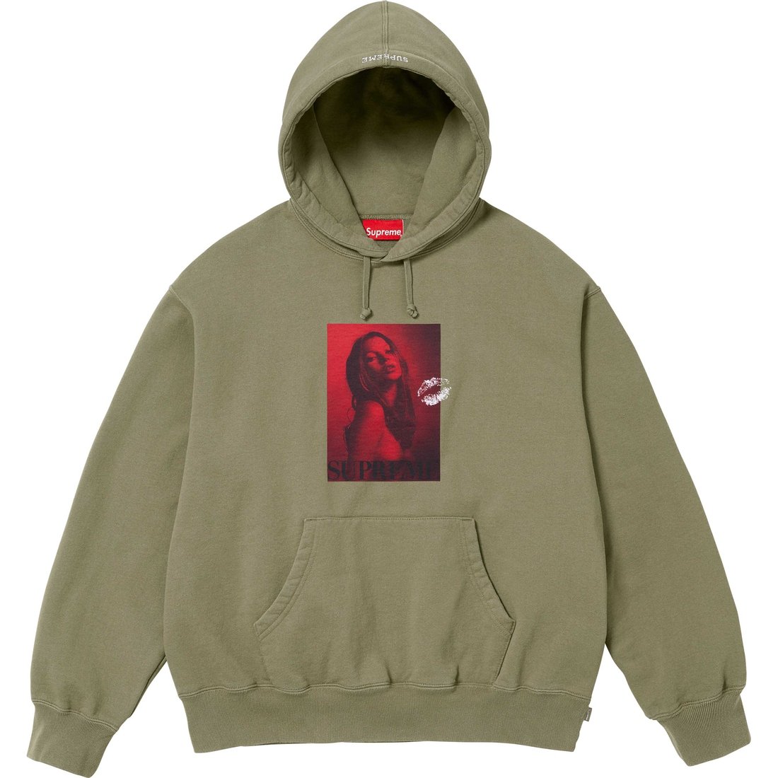 

Толстовка с капюшоном Kate Moss Supreme, светло-оливковый