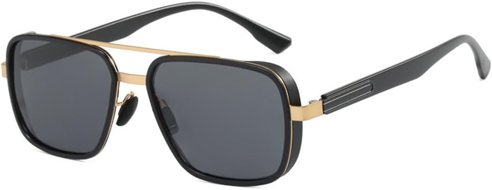 

Винтажные квадратные поляризованные солнцезащитные очки для мужчин и женщин, для путешествий на открытом воздухе, уличного стиля, вождения, рыбалки, с защитой от УФ-излучения PRSTNN, C4