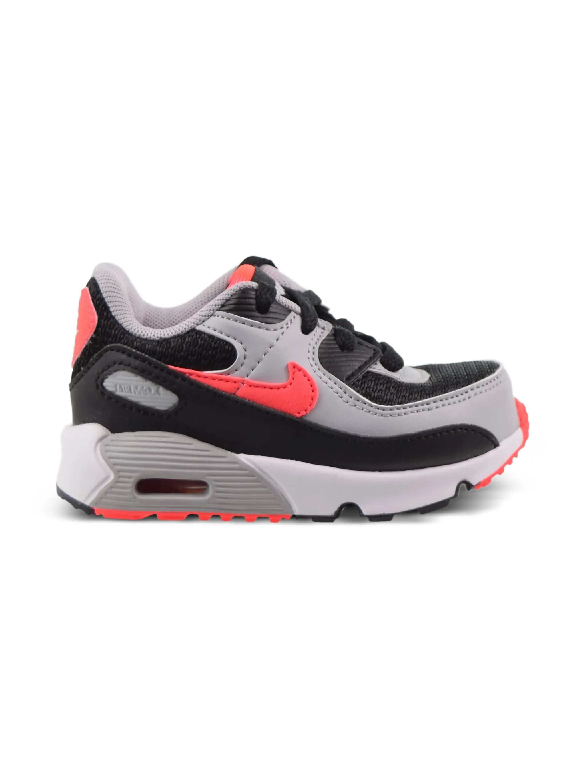 

Кроссовки Air Max 90 LTR Black/White/Wolf Nike Kids, серый