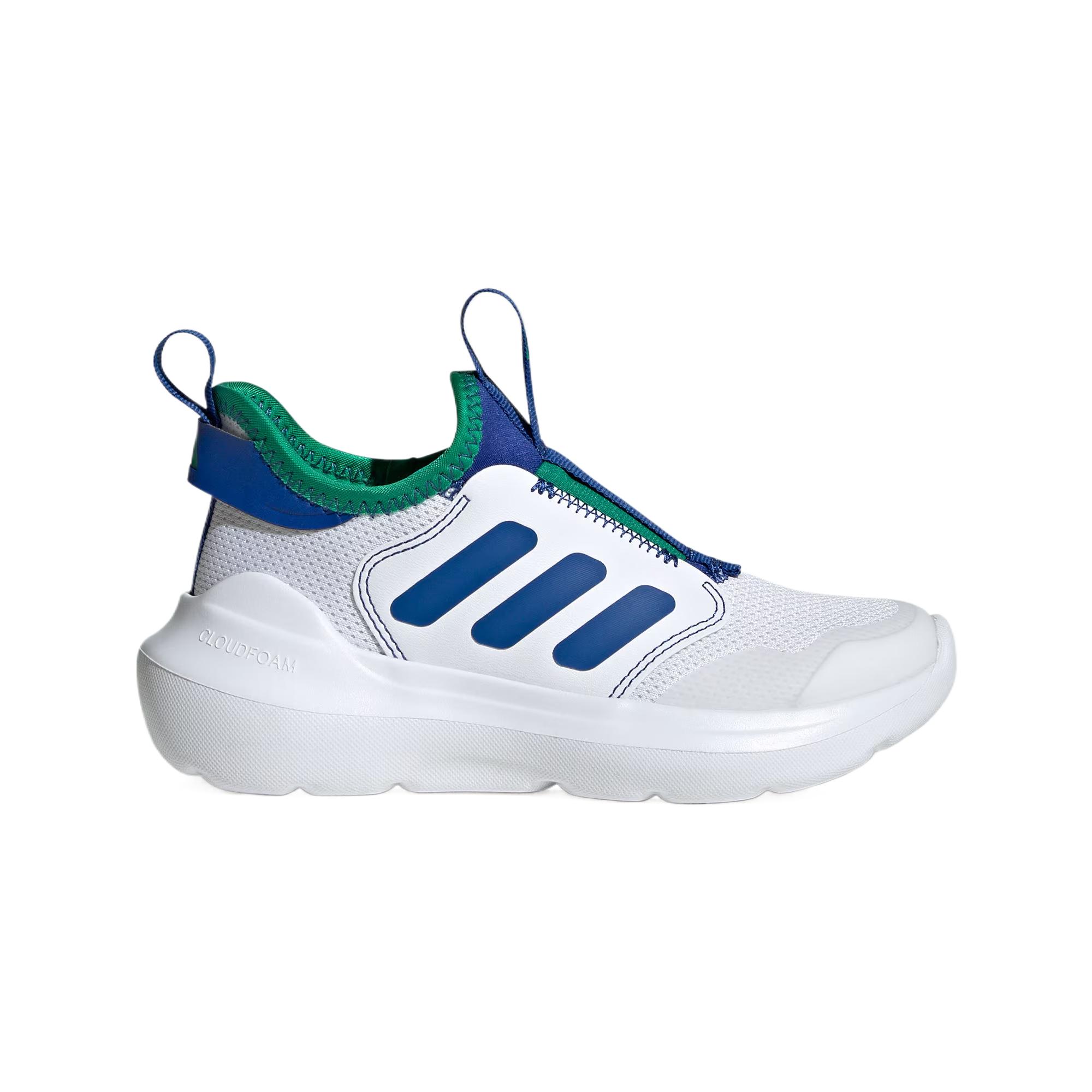 ТЕНСАУР устойчивые к истиранию детские повседневные кроссовки Adidas, синий/белый/зеленый — фото 2