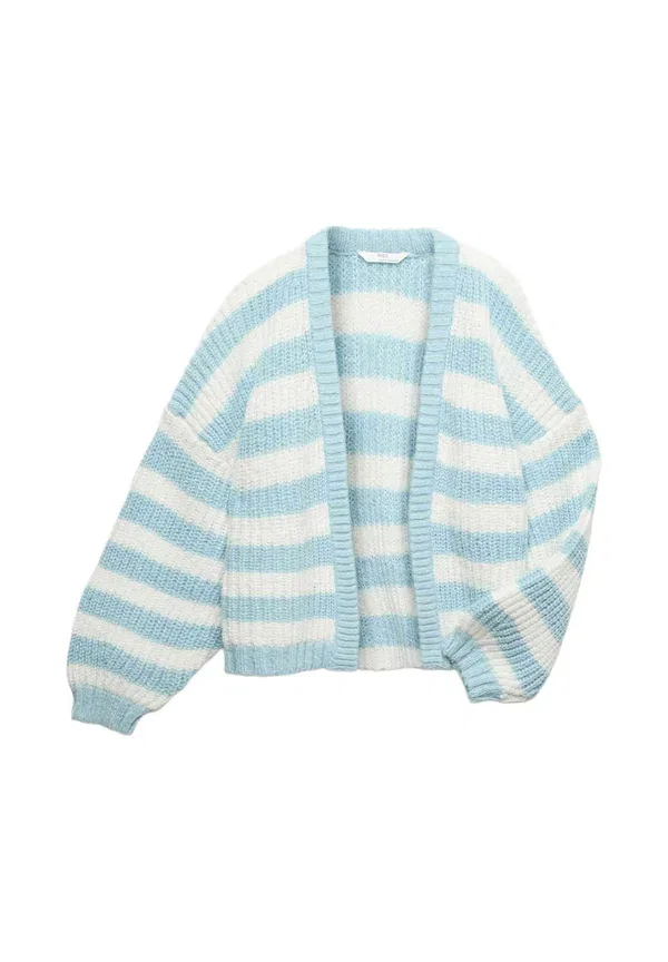 Кардиган свободного кроя Marks & Spencer, голубая смесь — фото 2