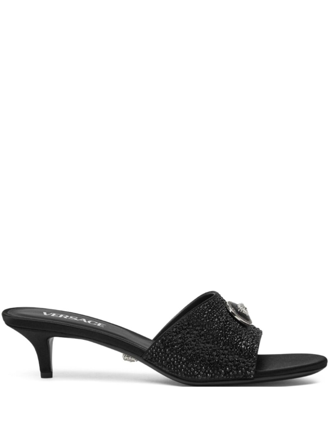 Versace мюли Alia Medusa, черный