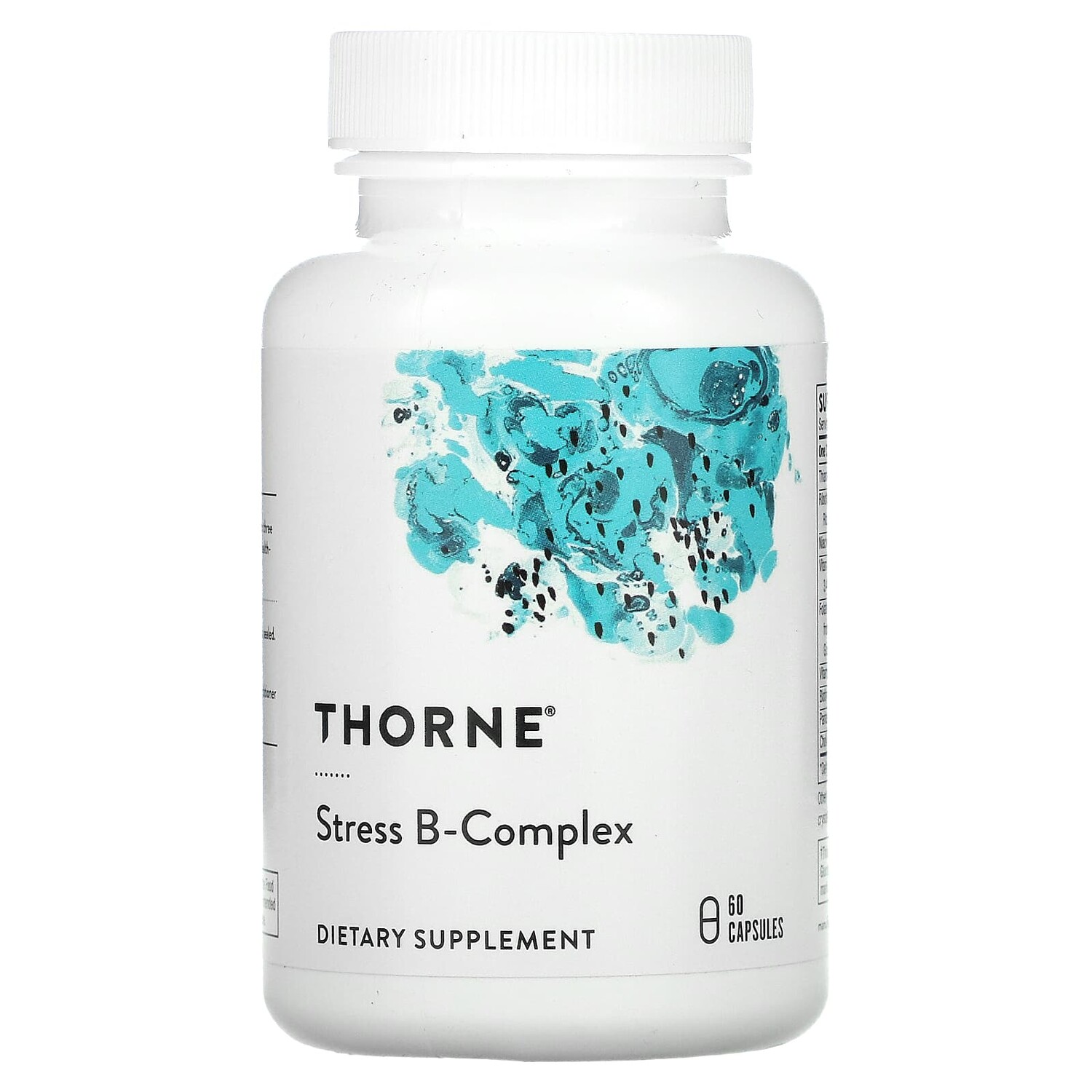

Комплекс витаминов группы B против стресса Thorne Research Stress B-Complex, 60 капсул