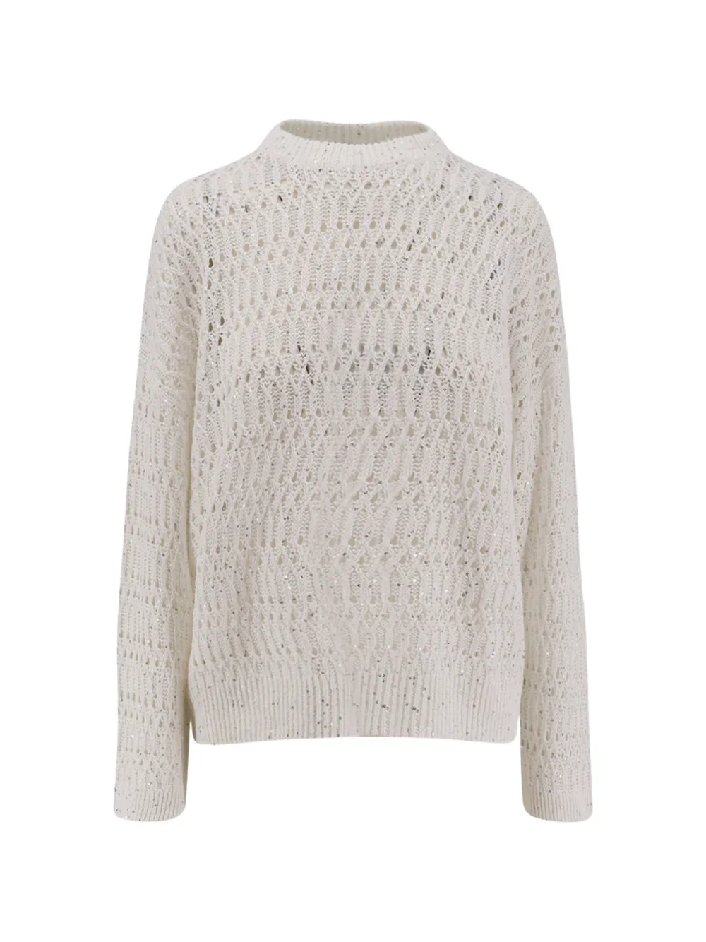 

Свитер рыхлой вязки Brunello Cucinelli, бежевый