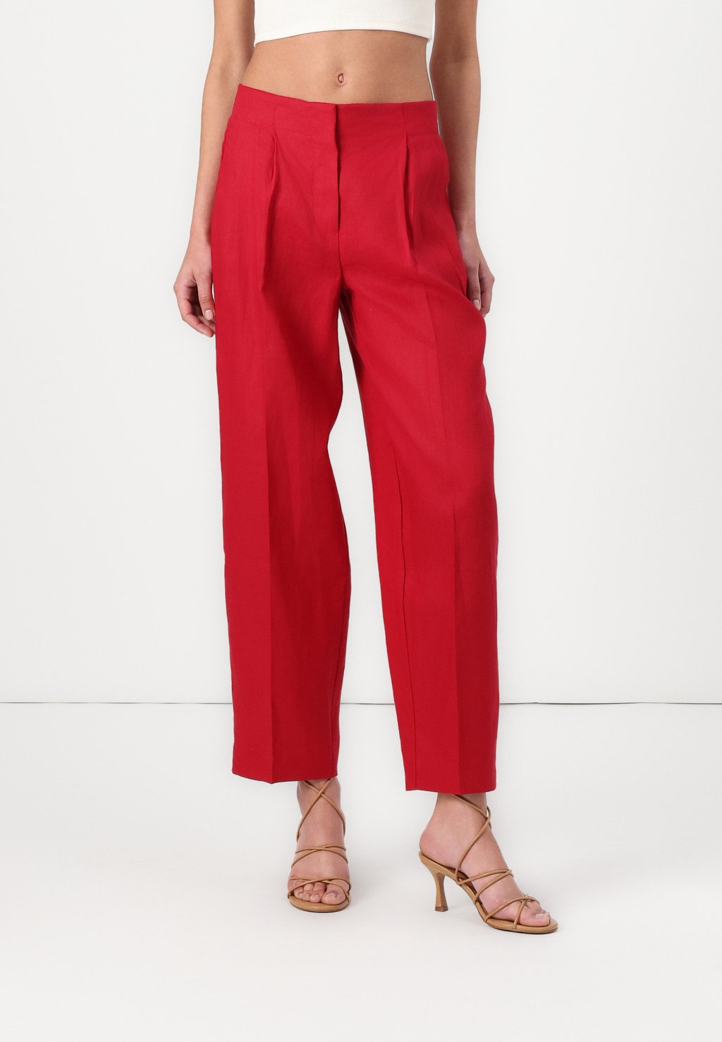 

Брюки SLFBARREL LIA Selected Femme, красный
