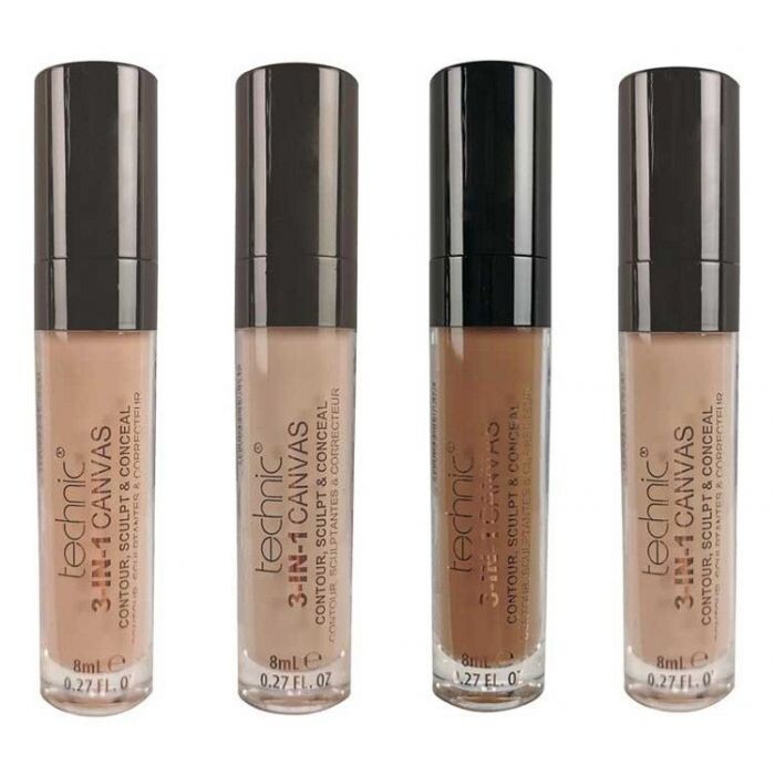 

Консилер Corrector Líquido 3-en-1 Canvas Technic, Porcelain