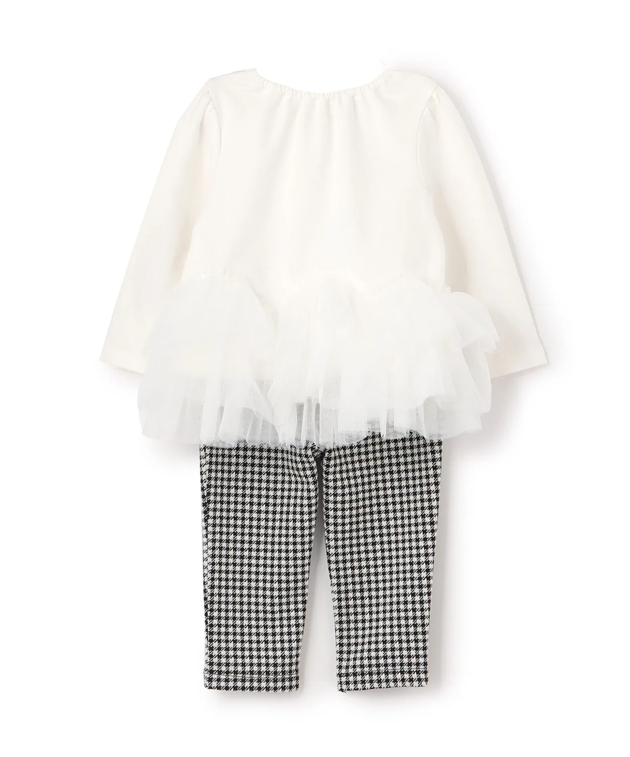 Детский комплект kate spade new york kids туника с рюшами и леггинсы — фото 2