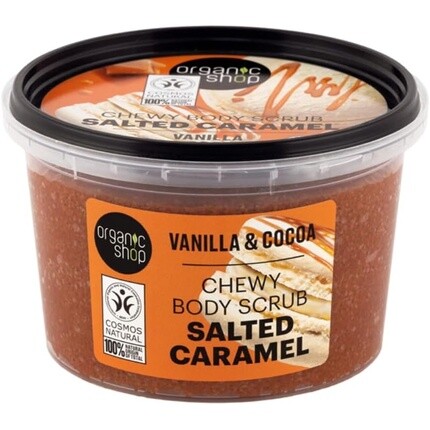 

Organic Shop Жевательный скраб для тела «Соленая карамель» с ванилью и какао 250мл, Серый, Organic Shop Жевательный скраб для тела «Соленая карамель» с ванилью и какао 250мл
