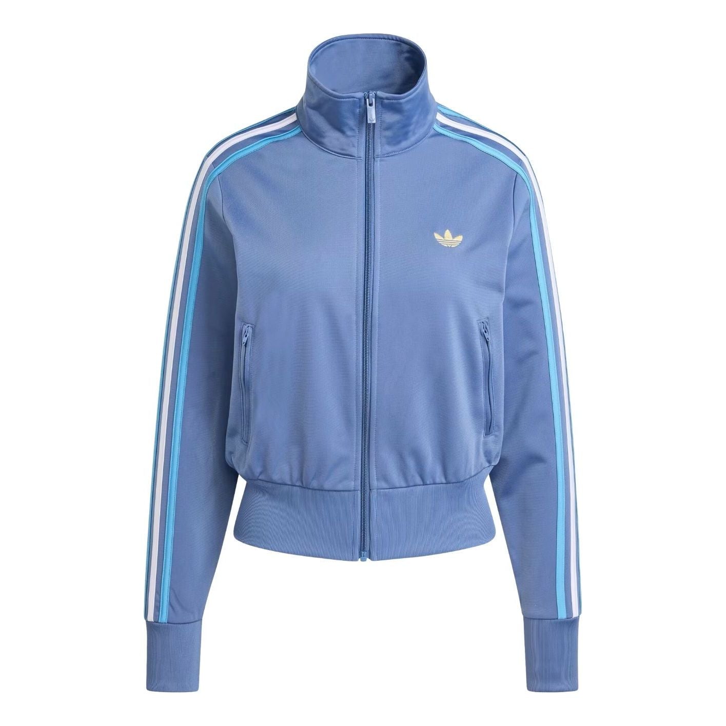 

(WMNS) Спортивная футболка Adidas Firebird Classic Track Top 'Crew Blue Light Blue White'